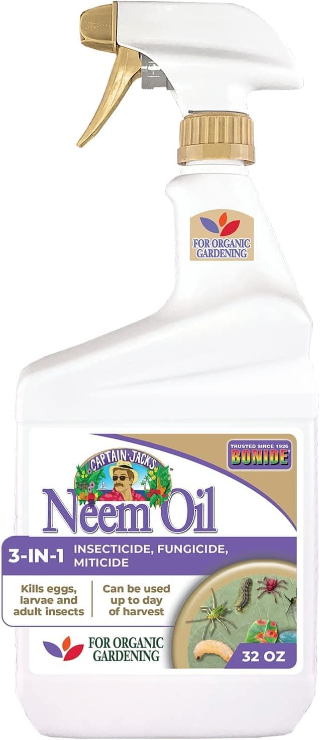 Bonide Captain Jack's Neem Oil 32 oz Ready-to-Use Fungicide Insecticide Miticide