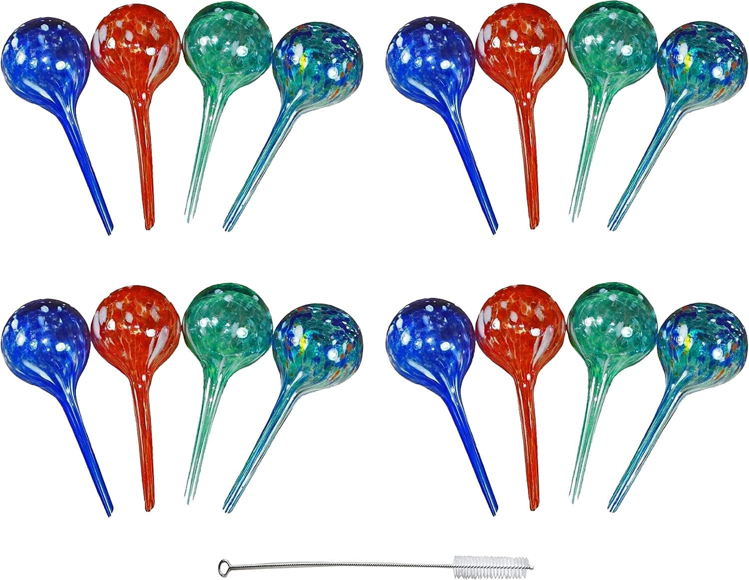 5Star Aqua Plant Watering Globes, 8 pack (4 Small & 4 Large)