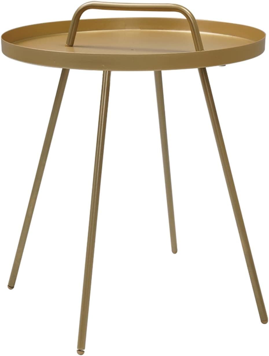 Grand patio Outdoor Side Table, 18-inch Small Round Side Table with Adjustable Feet, Patio Furniture for Balcony Porch Deck Poolside, Black