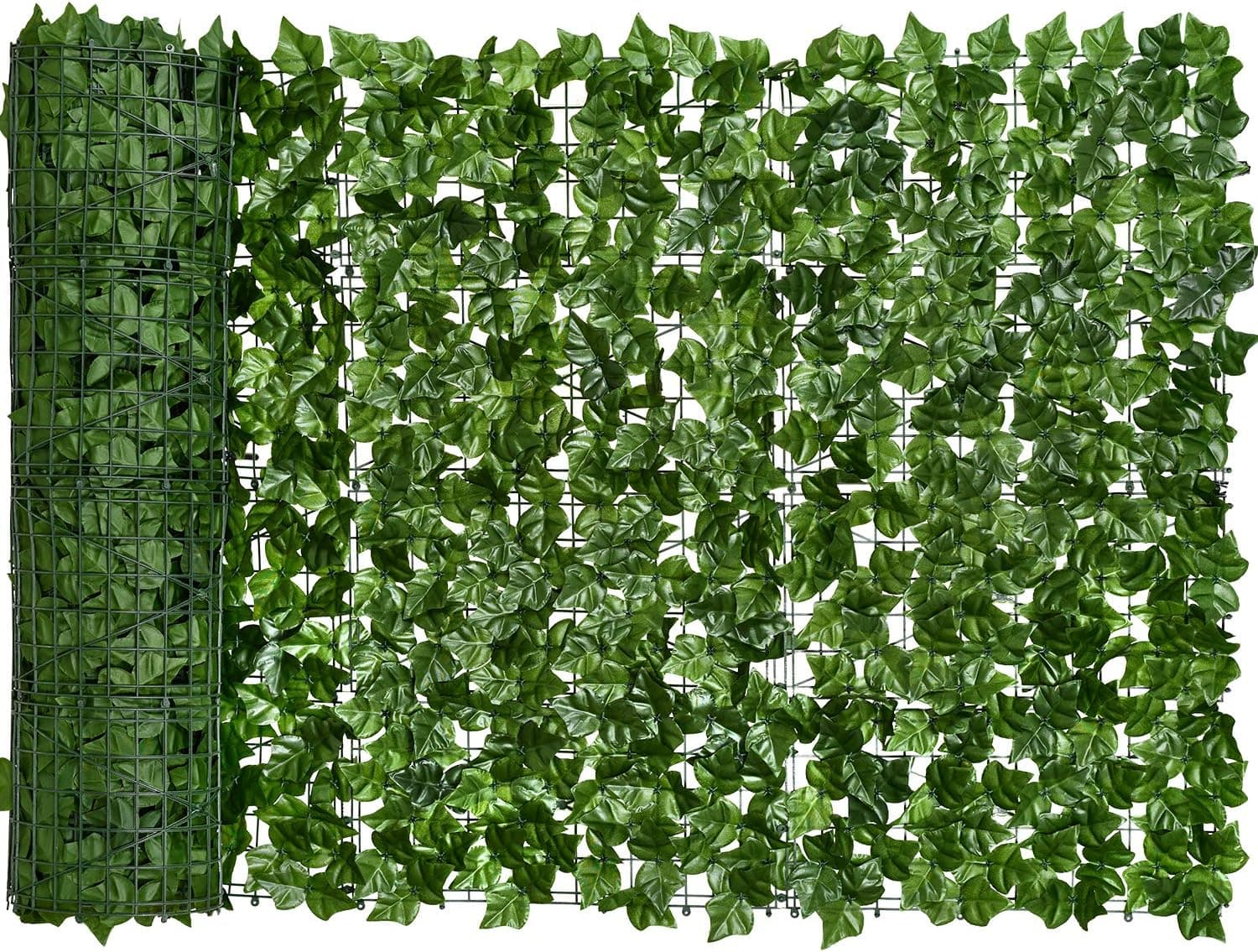DearHouse 118x39.4in Artificial Ivy Privacy Fence Wall Screen, Faux Ivy Vine Leaf Decoration