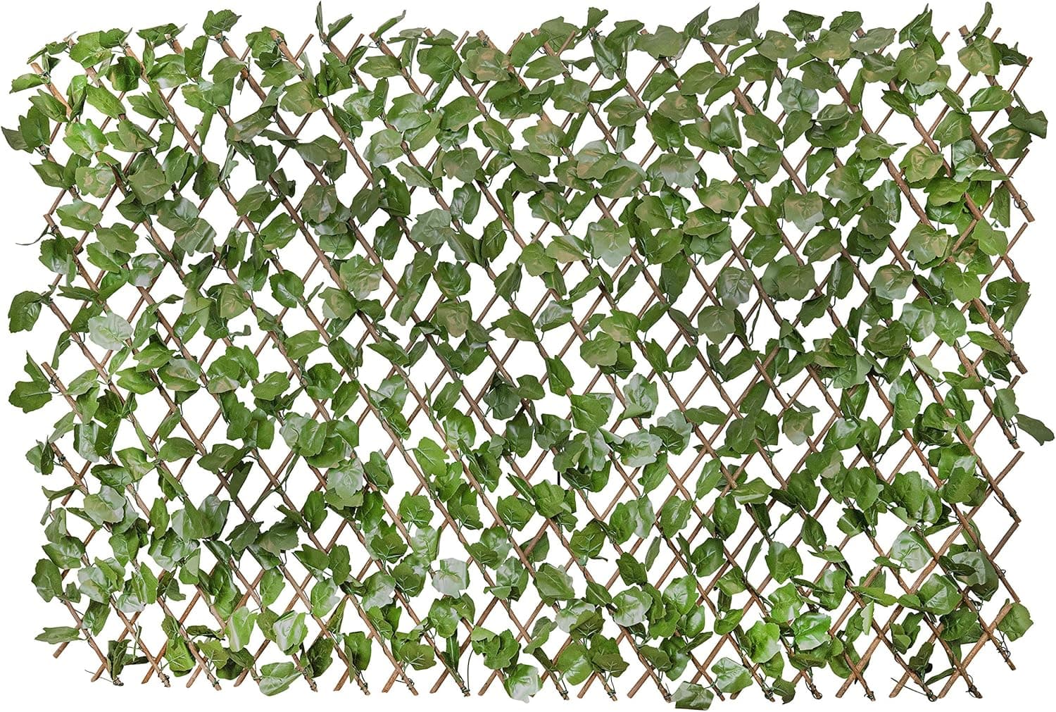 Verseo Artificial Ivy Privacy Fence Wall Screen, Expandable Faux Greenery Hedge Panel, 1 Piece