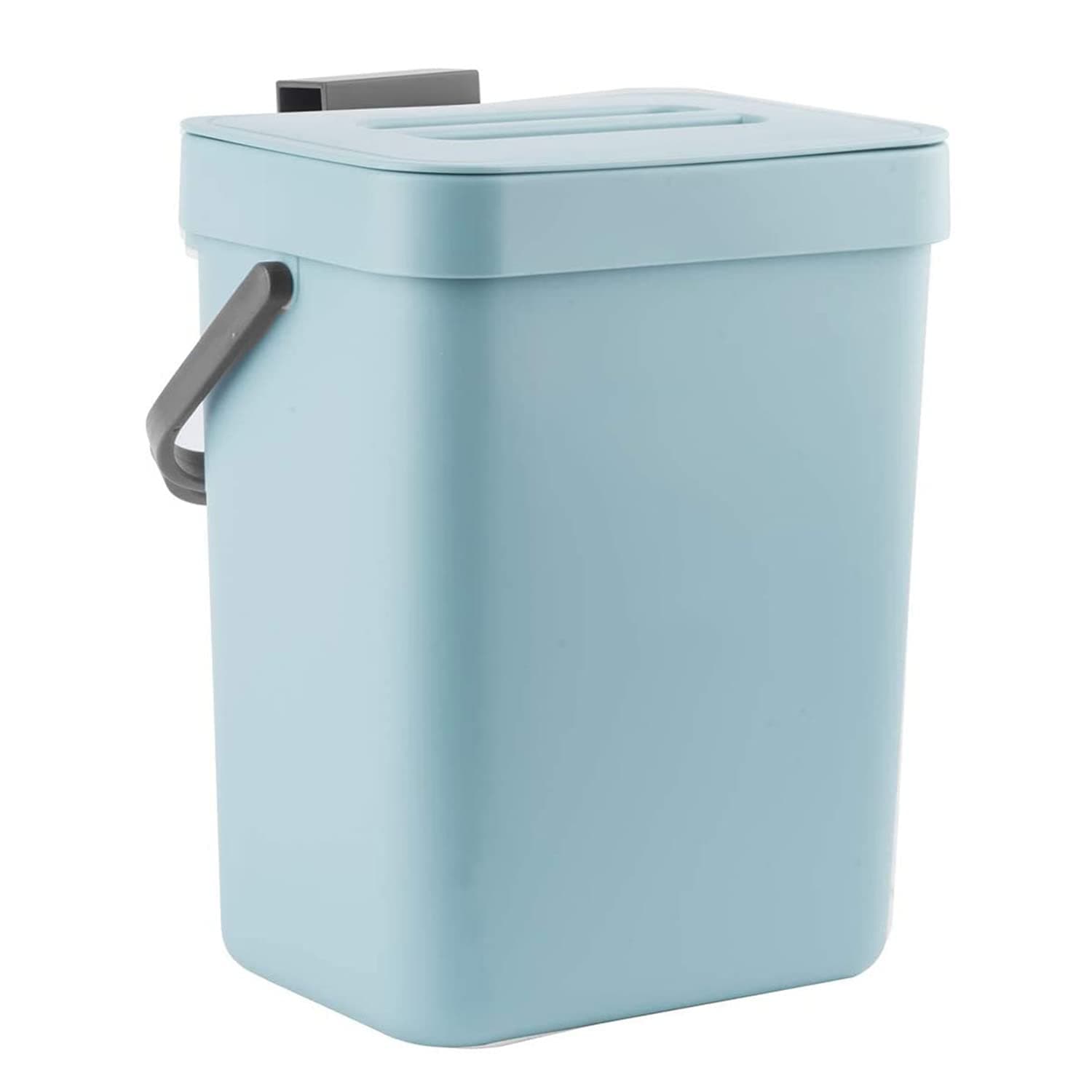 LALASTAR Small Countertop Compost Bin with Lid, 3L/0.8 Gal (Blue)