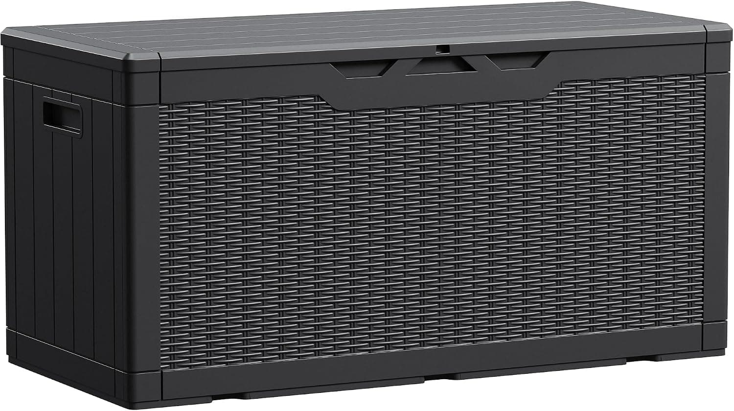 Devoko 100 Gallon Waterproof Resin Deck Box, Lockable