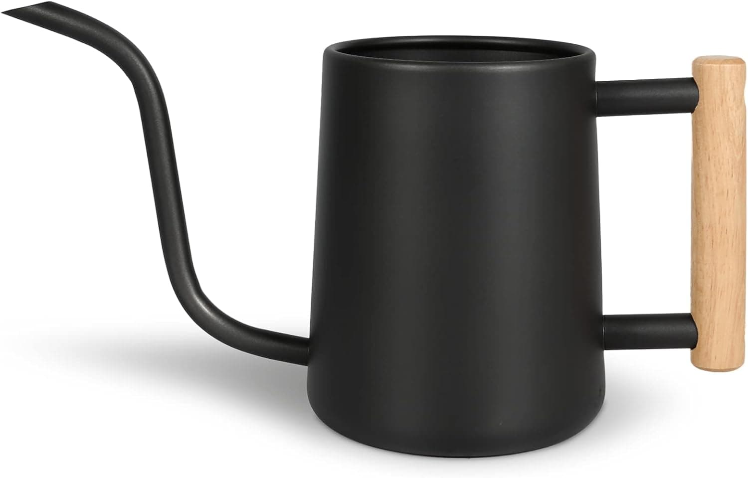 Watering Can for Indoor Plants 35oz Metal Stainless Steel Long Spout Black