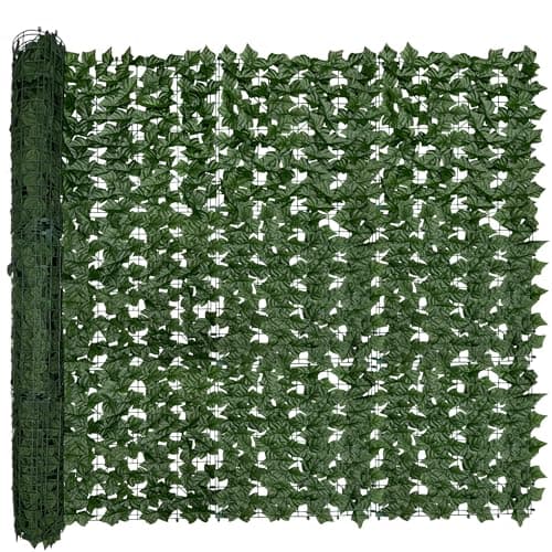 DOPGIB 60"x128" (53.5 Sqft), Artificial Ivy Vine Privacy Fence Screen Roll